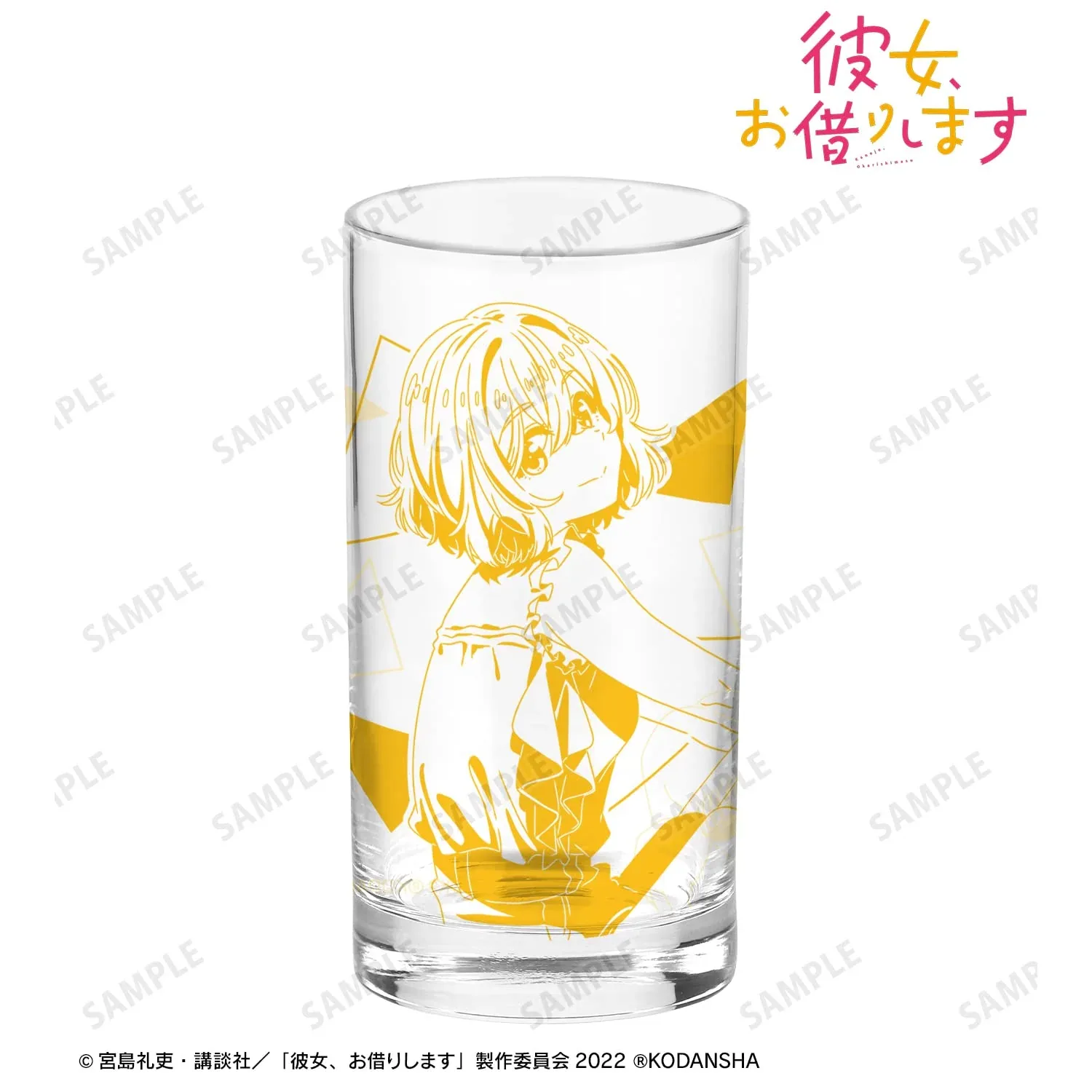 White Weapon Nanami Mami Glass Tumbler My Girlfriend Okarishimasu Series - Image 2
