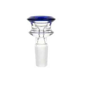 Wide Round Grip Glass Bowl - 18mm Male