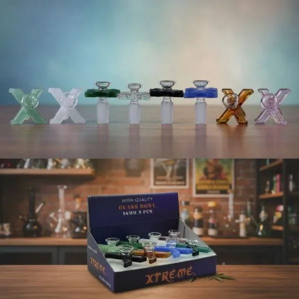 Xtreme - 14mm X Shaped Glass Bowl