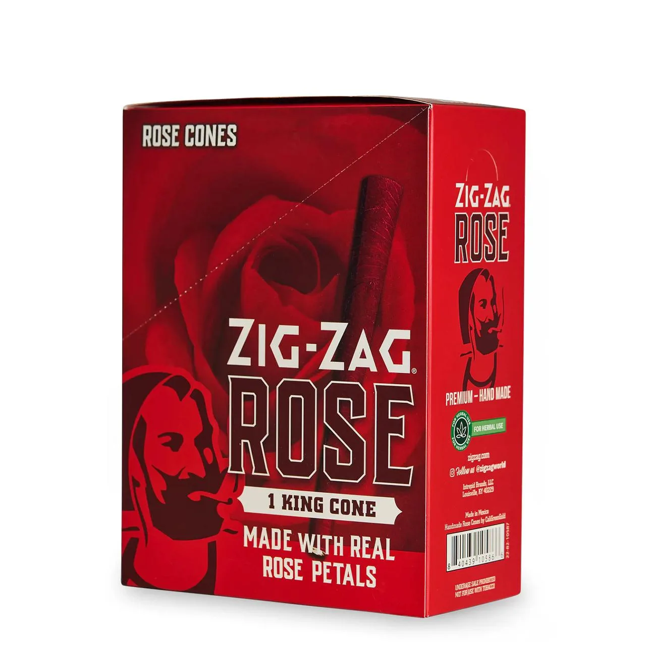 ZIG ZAG KING SIZE – ROSE CONES – 12PK – 1CT