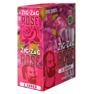 ZIG ZAG ROSE CONES – 8PK – 3CT