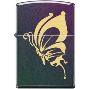 Zippo Lighter - Butterfly Iridescent Finish