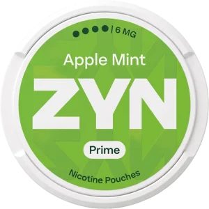 ZYN Apple Mint Prime Nicotine Pouches (5 Pack)